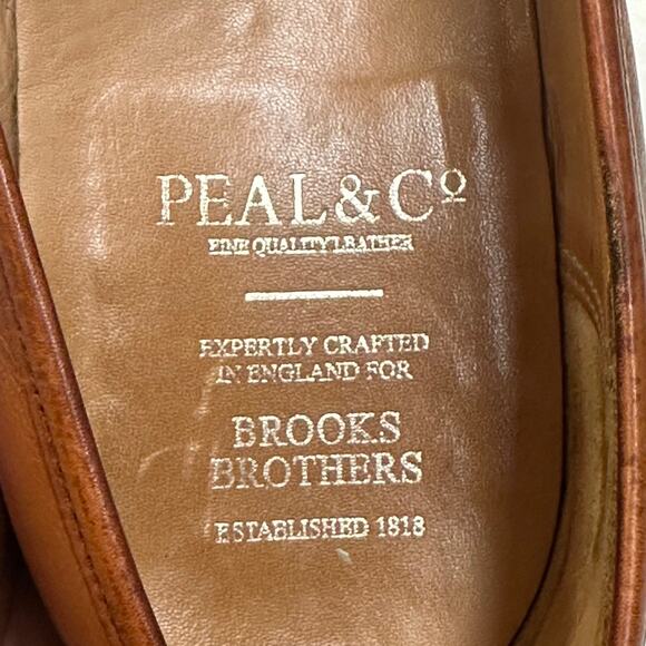 RESOLED Crockett & Jones x Brooks Brothers Penny Loafers Made in England 9.5 D main image 4